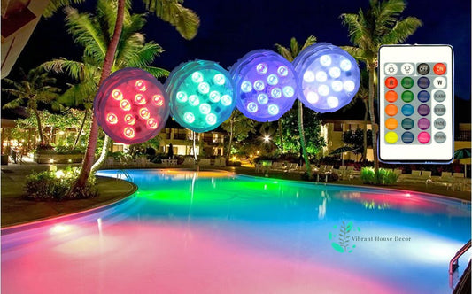 4PC Swimming Pool Lights RGB LED Bulb