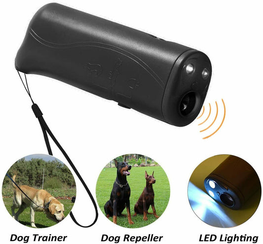 Ultrasonic Stop Bark Repellent Device - Quiet, Human & Pet Friendly